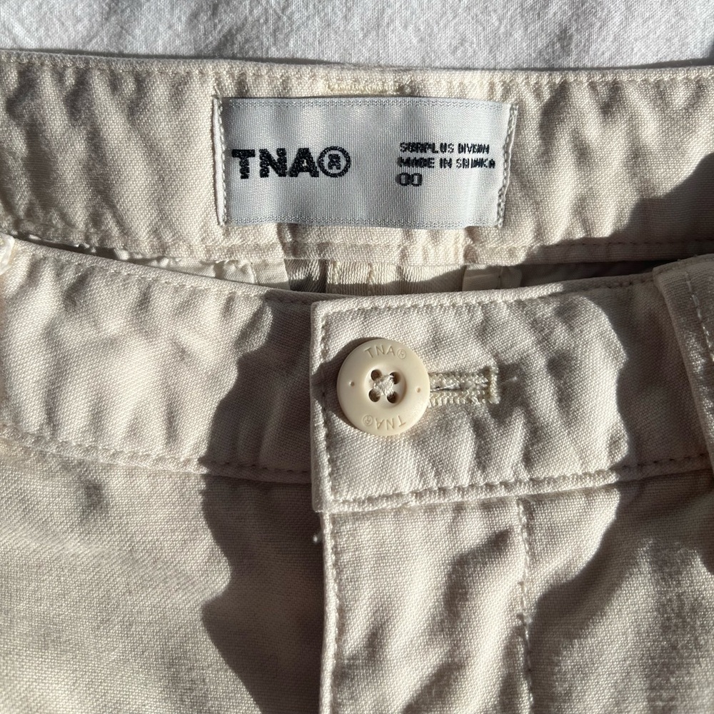 Aritzia TNA‎ Supply Cargo Pant Sz 00 in Light Birch Gorpcore Utility Streetwear - Picture 6 of 15